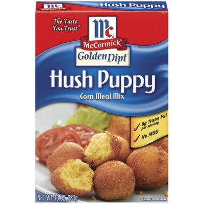 1x McCormick Golden Dipt Hush Puppy Corn Meal Mix Spice Seasoning Kitchen 10oz