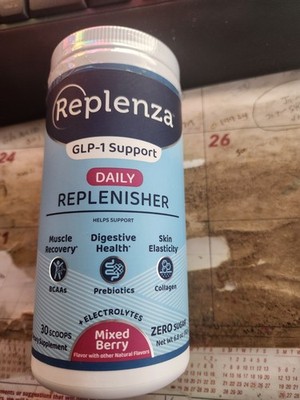 Replenza GLP-1 Support Daily Replenisher Mixed Berry 6.8 oz  EXP 9/2026+