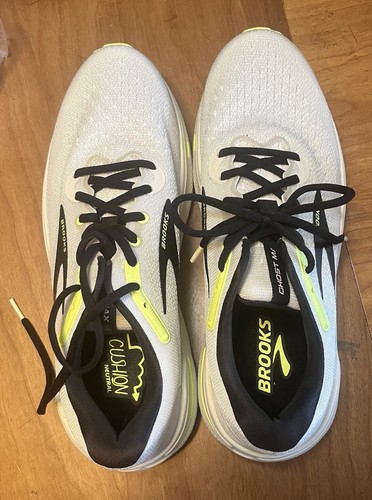 Brooks Ghost Max Men’s Running Shoes Grey/Black/Sharp Green Size 10 - 第 5/6 張圖片