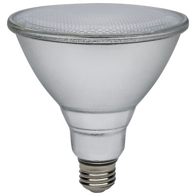 40 Degree Flood LED 120-277V 15W =90W PAR38 Medium E26 Silver 4000K Cool White