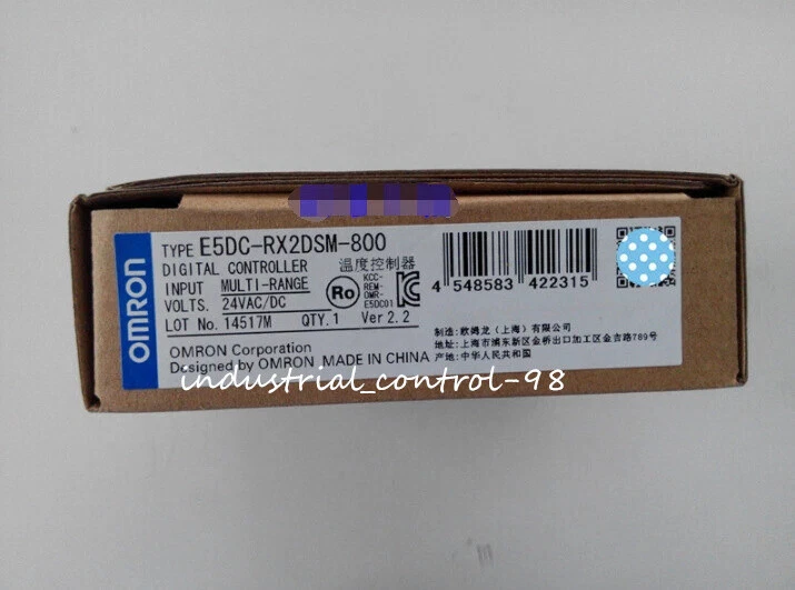 New Genuine Omron Temperature Controller E5DC-RX2DSM-800 - Image 3 of 3