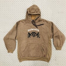 Vtg Bugle Boy HOODIE University SWEATSHIRT Si...