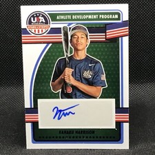 KAHAKU HARRISON 2023 USA Star & Stripes BLUE FOIL AUTO RC ATHLETE DEVELOPMENT 