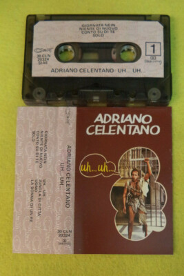 MC ADRIANO CELENTANO Uh uh 1982 italy CLAN 30 CLN 20324 no cd lp dvd vhs *