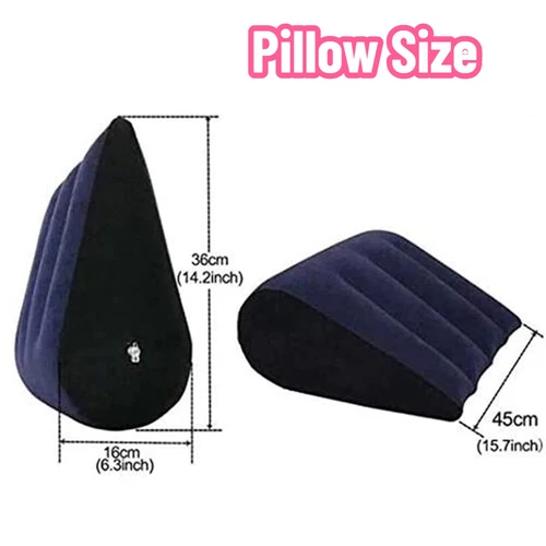 Sex Pillow Position Enhancer Wedge Bondage Furniture Cushion Couples Love Seat - Picture 3 of 24