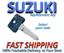 Suzuki Motorcycle ATV Keys Replacement Key Cut to Code C32010-C39697 