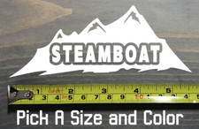 Steamboat Sticker Decal Colorado Breckenridge Keystone Vail Copper Mountain Ski