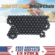 Premium 112 Link 219H Reinforced Drive Chain For TKM Rotax Karting Go Kart Race