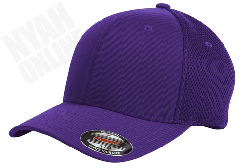 NUEVA GORRA DE MALLA FLEXFIT LISA AJUSTADA CLÁSICA BÉISBOL FLEXIFIT TRUCKER PEAK SOMBRERO - Imagen 9 de 9