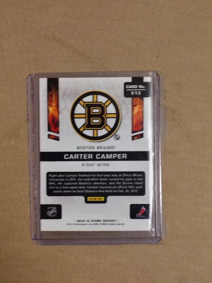 2012-13 Panini Score Hot Rookies Carter Camper #513 Gold Rush - Image 2 of 3