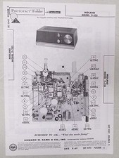 Vintage Sams Photofact Folder Radio Parts Manual Midland 11-325