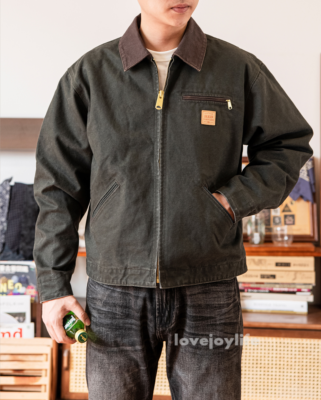Red Tornado Vintage Duck Detroit Jacket Men Classic Workwear Coat