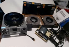Kodak Ekagraphic III ATS Projector Plus Kit Bundle Lot slide viewer converter
