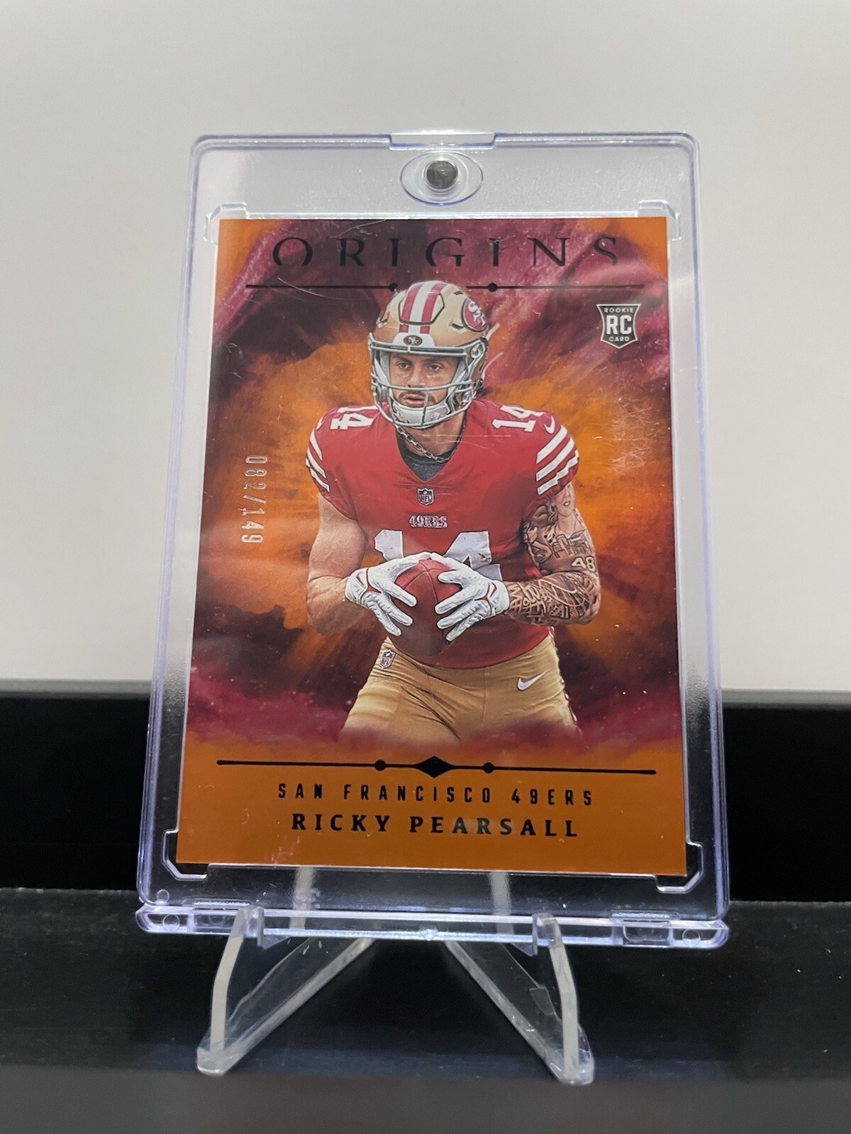 2024 Panini Origins - Rookies Holo Orange #133 Ricky Pearsall /149 (RC)