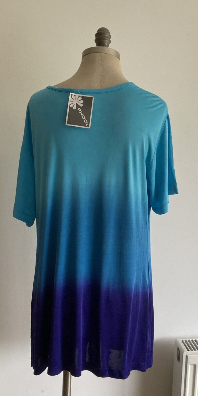 Phool Tie Dye Blue/Purple 1970s/1980s Top, Size M/L, BNWT 7