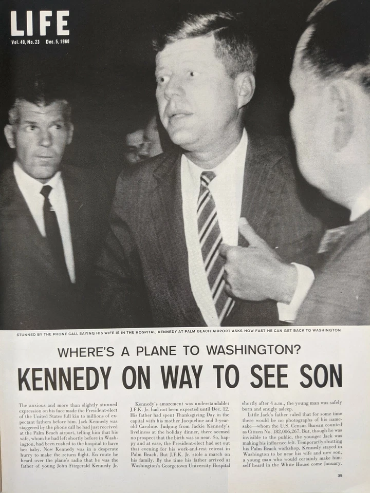 LIFE Magazine VTG Dec 5 1960 RARE Sample Copy JFK Jackie Kennedy NFL Colts Bears Foto 3 de 4