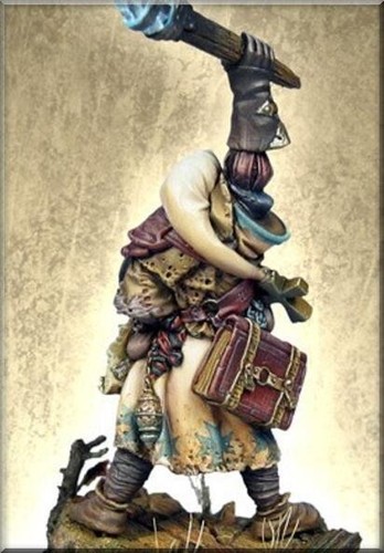 Enigma Miniatures - Jesilious, llama del dolor Figura Fantasía 30mm EN0002 - Imagen 3 de 5