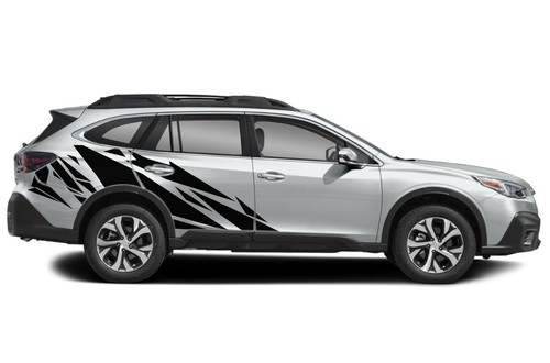 Sticker Decal Side Door Stripes for Subaru Outback Off road geometric pattern - 第 1/9 張圖片