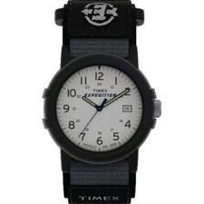 Image of Timex T49713 Men's Expedition Camper Black Nylon Band 38mm Band Watch 3 New