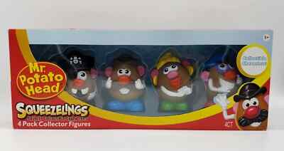 Mr. Potato Head Squeezelings Squeezy Collectible 4 Character Figures