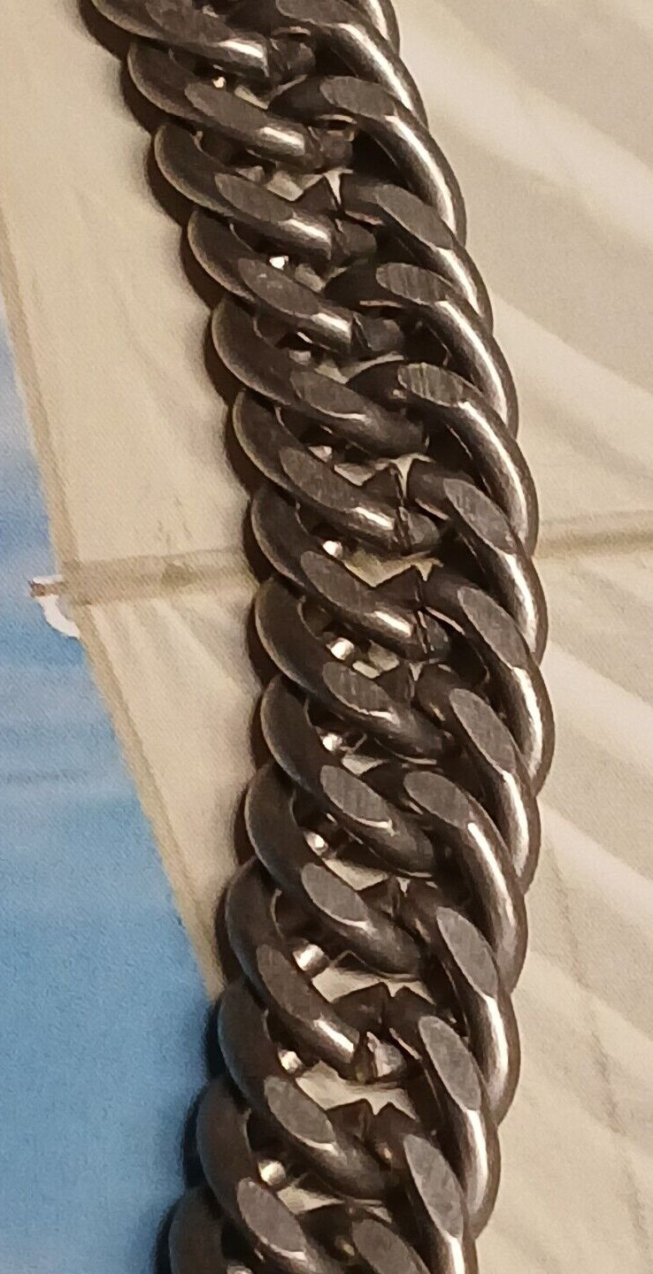 American Eagle Thick Silver Tone Statement Chain … - image 8