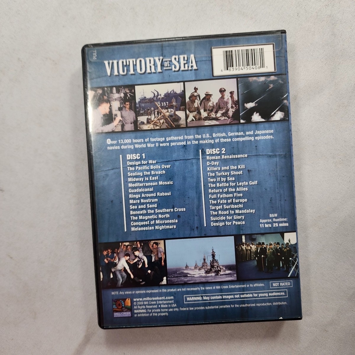 Victory at Sea (DVD, 2 Disc Set, Collectors Edition) WWII All 26