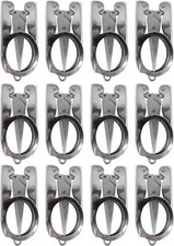 12Pcs Stainless Steel Folding Pocket Portable Foldable Mini Travel Scissors Smal