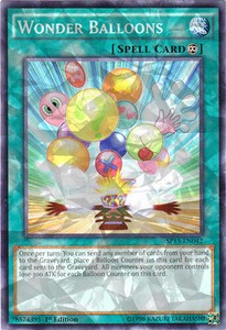 Wonder Balloons - SP15-EN042 - Shatterfoil - 1st Edition x3 - Near Mint
