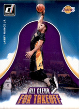 LARRY NANCE JR. 2017-18 Panini Donruss All Clear For Takeoff #14 LA Lakers Card