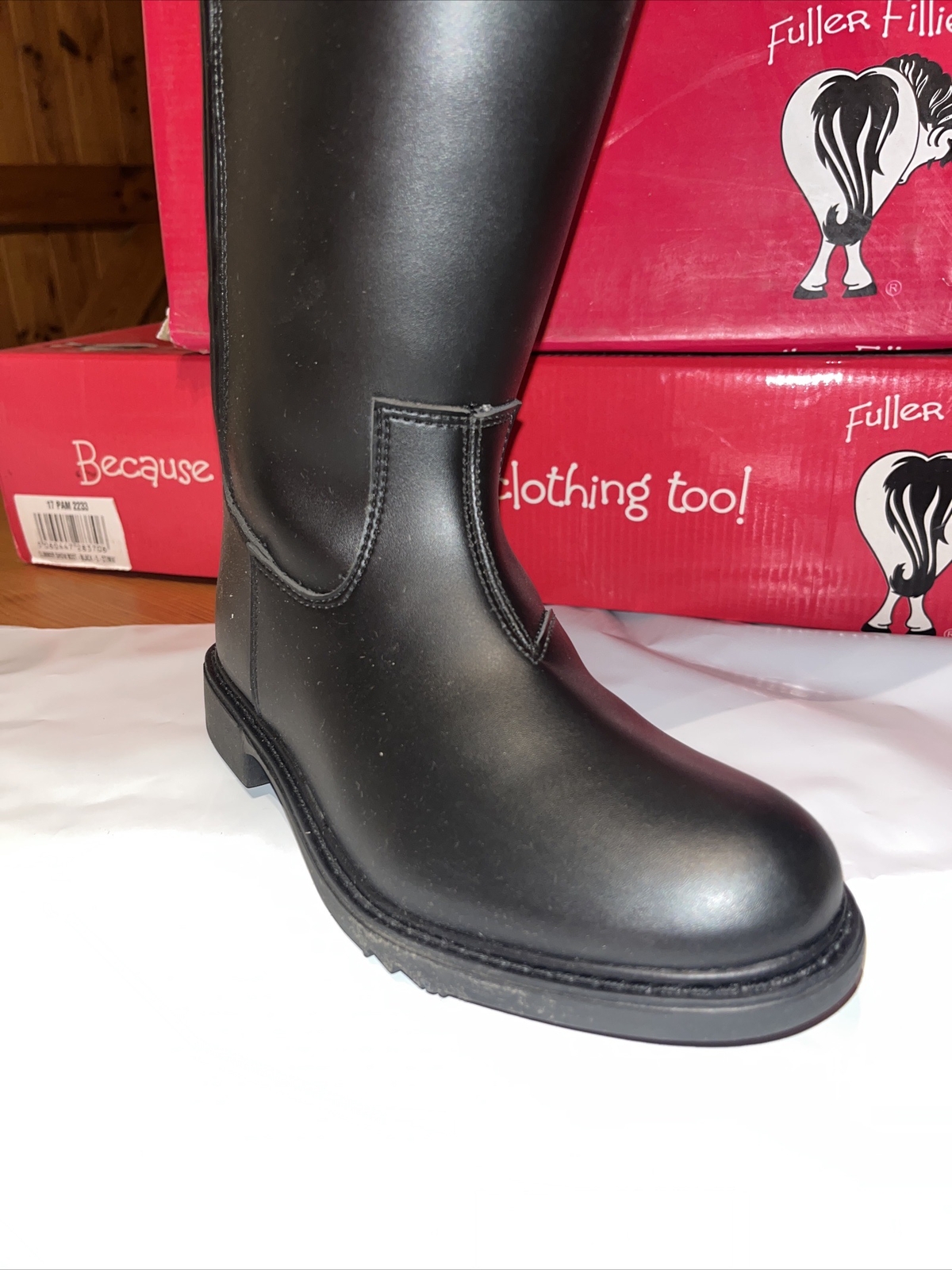 Fuller Fillies Synthia Long Riding Boot Size 4 Standard Height / Wide