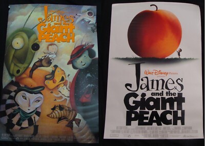 Walt Disney JAMES AND THE GIANT PEACH movie poster lot of 2