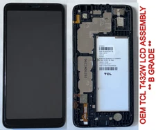 TCL K11 T432W LCD Display Digitizer Touch Screen Assembly + Frame OEM  *B GRADE*