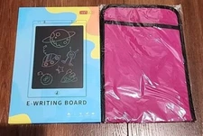 11"LCD Writing Tablet Erasable Electronic Drawing Board with Case - Pink - New