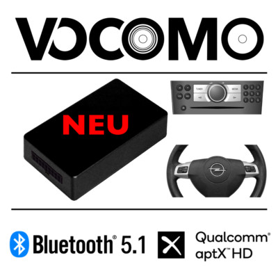 Bluetooth Audio Adapter kA-2 V1 für Opel/Vauxhall Astra H, Corsa D, Zafira B ...