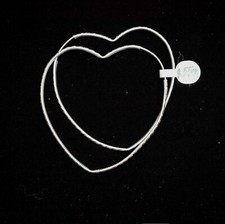 Heart Hoop Earrings, .925 Sterling Silver Hoop, Girls, Women, Girl, Woman