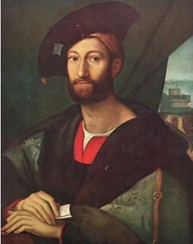 1960 Art Print "Giuliano De Medici" By Raphael Italian