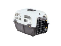 "Nobby Transportbox \"Skudo 3 Iata\"Grau / Creme 60 X 40 X 39 Hund Katze Cat Dog"