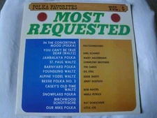 POLKA FAVORITES VOL. 5 MOST REQUESTED VINYL LP EX