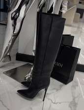 High heel boots women size 10 new Italian Leather