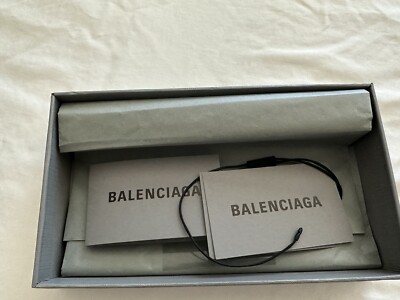 Balenciaga Signature Card Case on Keychain BB Monogram Coated