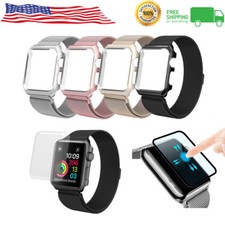 For Apple Watch Series 4 Milanese Stainless Steel Watch Band Strap 40 / 44mm