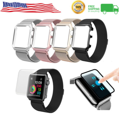 For Apple Watch Series Milanese Stainless Steel Watch Band Strap 40  44mm