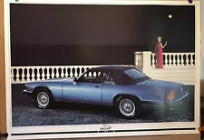 ↘️Jaguar XJS Cabrio Jag 88/52 Factory Car Poster Extremely Rare! Stunning!