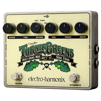 Electro-Harmonix Turnip Greens Overdrive/Reverb Soul Food/Holy 