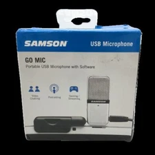 Samson Go Mic Portable USB Condenser Microphone with Software Included NEW