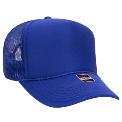 OTTO CAP 5 Panel Mid Profile Mesh Back Trucker Hat 32-467