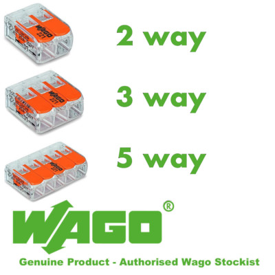 Wago Reusable Lighting Electrical Connector All Series 221 222 224 