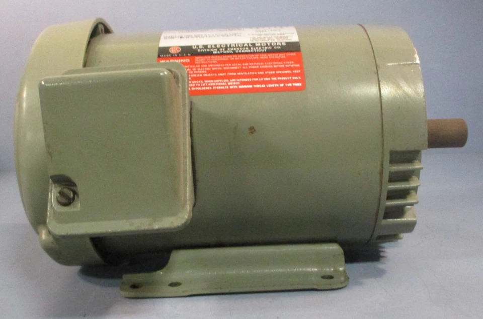 US Motors P63CSL-2918 Unimount 125 High Efficiency Motor F043 3HP 7/8" Shaft - Image 2 of 4