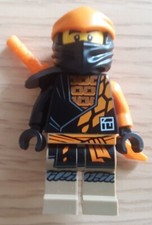 Lego 71765 Ninjago Evo Cole Minifigure with weapon 71767 Core orange sword