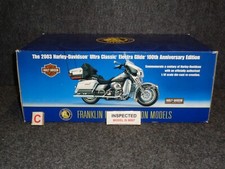 HARLEY DAVIDSON 100th Ann. 2003 ELECTRA GLIDE MOTORCYCLE FRANKLIN MINT B11ZN04